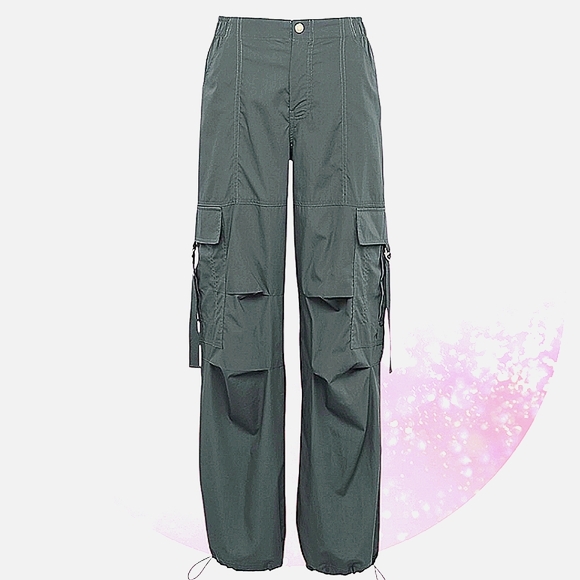 NWT Lightweight XL Cargo Pants with 6 Pockets & Buckle Strap Closures - Picture 7 of 13
